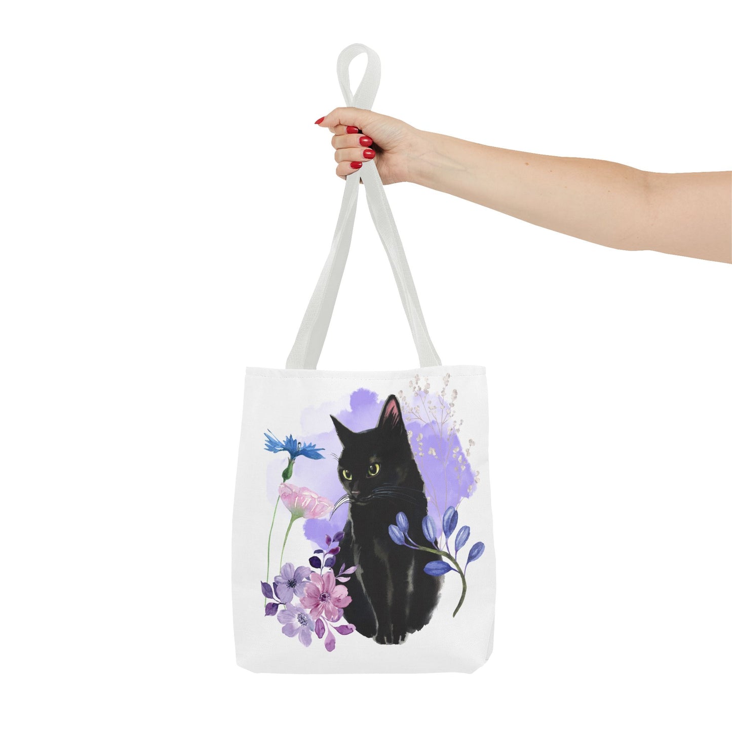Elegant Cat Tote Bag - Stylish Eco-Friendly Cat Lover Gift, Perfect for Shopping, Casual Outings, Cat Mom, Birthday, All Occasions