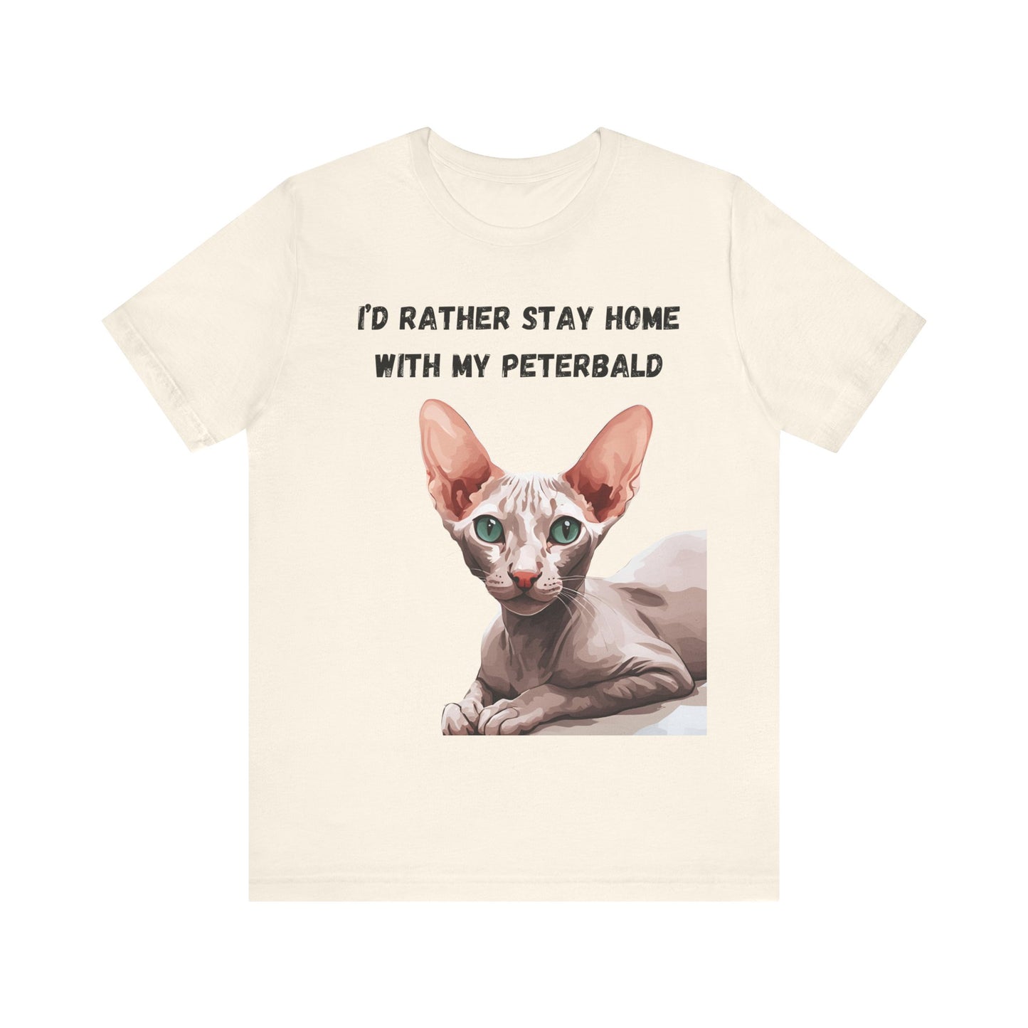 Peterbald Cat Tee, Unisex Cotton Top