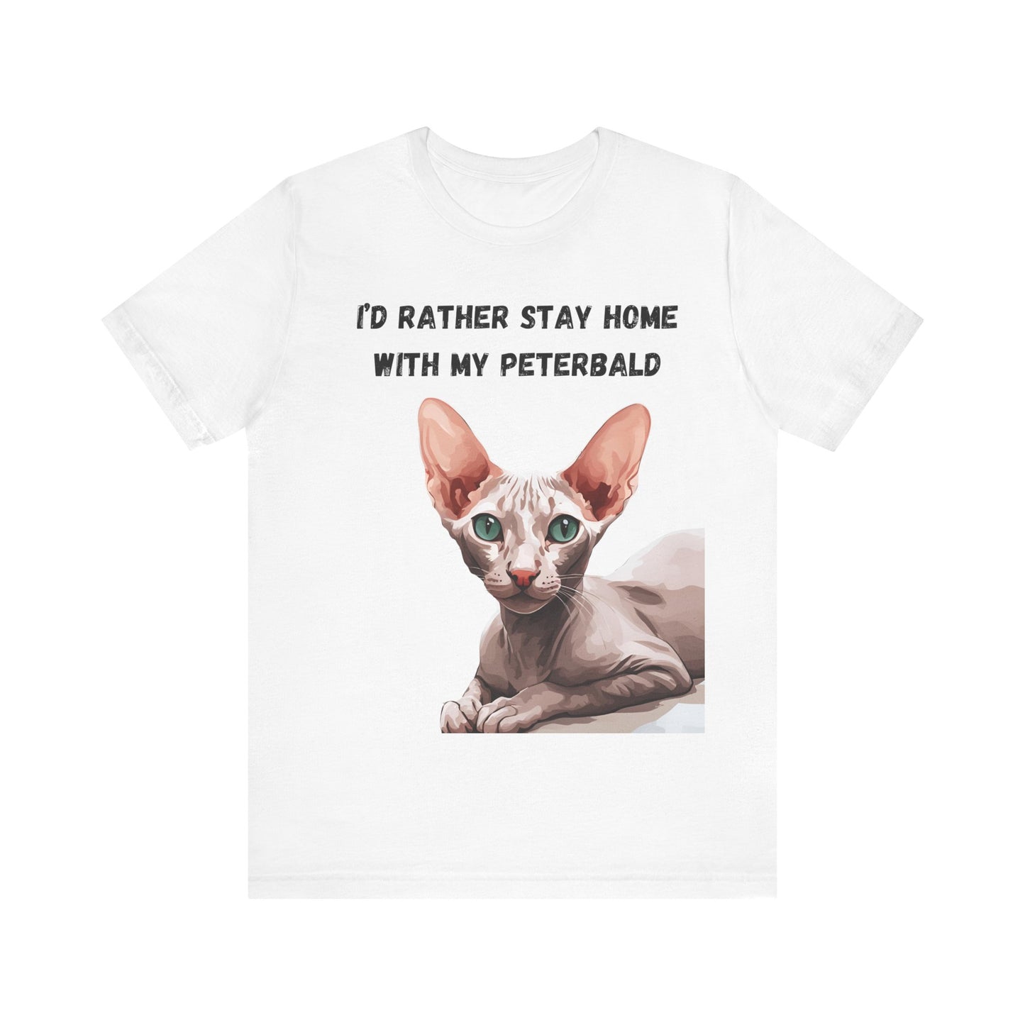 Peterbald Cat Tee, Unisex Cotton Top