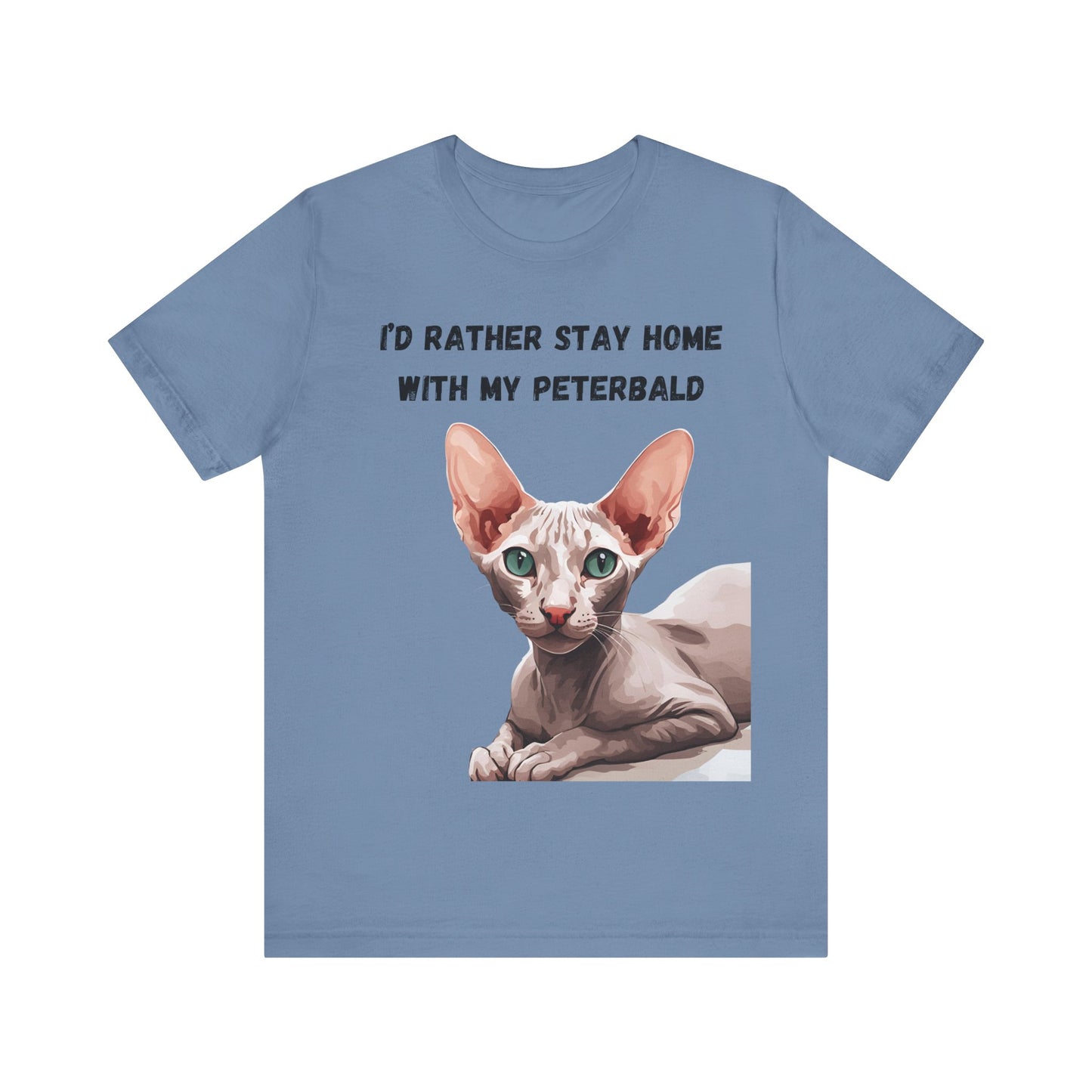 Peterbald Cat Tee, Unisex Cotton Top