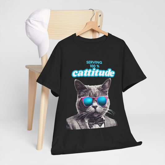 Cool Cat Attitude Unisex Tee