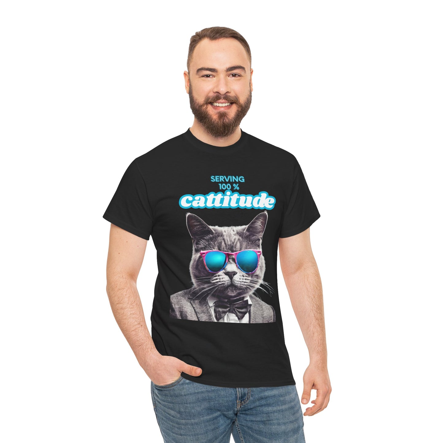 Cool Cat Attitude Unisex Tee