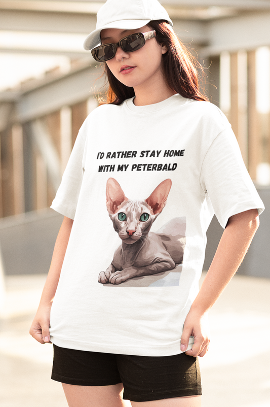 Peterbald Cat Tee, Unisex Cotton Top